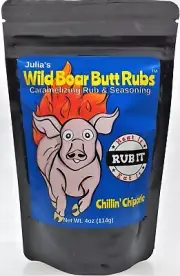 Wild Boar Caramelizing Butt Rub, Chipotle 4oz
