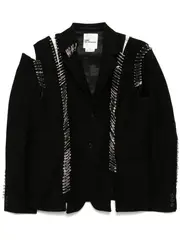 [Noir Kei Ninomiya] Wool Mohair Doeskin X Pin Jacket
