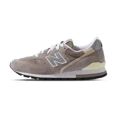 Zapatillas Plata Calzado New Balance 996 Mujer Gris Unisex Made In
