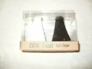 Eiffel Tower Salt Pepper Shakers-by American Ateiler Black and White New in Box
