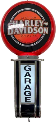 Massive Harley Davidson Motor Cycles GARAGE Wall Sign Led Bar Lighting Light RED