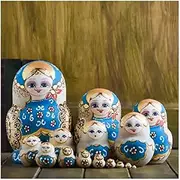 Nesting Dolls Stacking Dolls Russian Dolls Set of 15 Pieces Wooden Stacking Toy Nesting Doll Matryoshka Doll Russian Nesting Dolls Toy Gift Matryoshka Dolls Russian Nesting Dolls