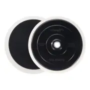 7" Hook and Loop Backing Sanding Pads with M16 Thread, Black + White 2Pcs