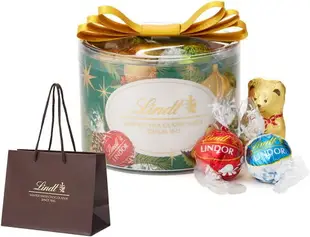 日本熱銷 Lindt 聖誕巧克力禮盒組 聖誕禮盒 巧克力 泰迪熊造型 緞帶禮盒 交換禮物 聖誕禮物 牛奶巧克力 白巧克力 小熊造型 新年禮物【小福部屋】