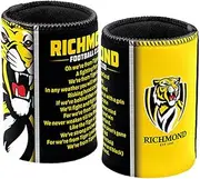 Richmond Tigers AFL Footy Team Song Can Cooler Stubby Holder