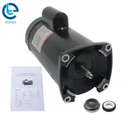 2 HP Electric Single Speed Pool Pump Square Flange Pool Motor B2843 3450RPM 230V