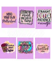 Funny Mom Collage Sheet Supplies Scrapbooks Junk Journals Card Making Crafts