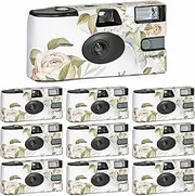 One Shot Disposable Camera Bulk – 10-Pcs Wedding Disposable Cameras – Film Camera Disposable for Wedding, Party, Baby Shower, Travel, Party Favors – Single-Use ISO400 Film Camera 35mm