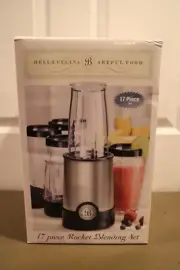 NEW Bella Cucina Rocket Blender 17-piece Set Artful Food
