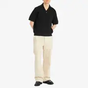 Jacquemus Croc Effect Compact Polo Shirt