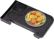 Chair Arm Tray, Side Tray Storage for Arm Rest Chair, Chair Arm TV Remote Holder with A Stable Bottom Grid Design for Armrest, Cup Holder, TV Remote, Brochures, Flyers