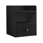 ALFORDSON Bedside Table Nightstand Storage Cabinet Side End Drawers Black