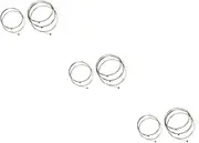 SUPVOX 3sets Ball Strings for Electric Guitar Bass and Ukulele Warm Tone Smooth for Hands 6string*3