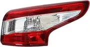 Compatible for Nissan Qashqai 2016 2017 2018 2019-2021Outside Taillight Rear Bumper Stop Brake Turn Signal Warning TailLamp Car Accessories(2016-18 Right)