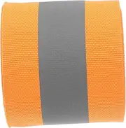 LAPYAPPE Fluorescent Reflective Tape Meters High Visibility for DIY Projects Sewable Reflective Material for Enhanced Visibility Low Light Conditions