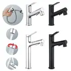 ACA 3 Modes Pull Out Bathroom Basin Mixer Tap Vanity Sink Double Outlet Faucet