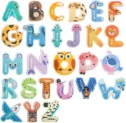 USATDD Jumbo Magnetic Letters Colorful ABC Alphabet Animal Shape Toys Large U...