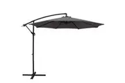 Instahut 3m Outdoor Umbrella Cantilever Beach Garden Patio Charcoal