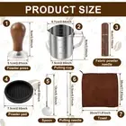 51mm Stainless Steel Espresso Accessories Kit Coffee Tamper Stirrer Set SecSS