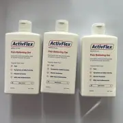 3 Pack - ActivFlex Pain Relieving Gel 500ml (Flexall 454 Alternative) Menthol 7%