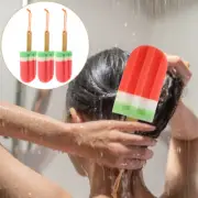 3 Pcs Bath Towel Ice Cream Loofah Sponges for Adults Toddler Child