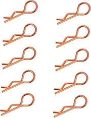 20pcs R Shape Spring Pin Clips Durable Fasteners for Tractors Trucks Campers Lawn Equipment Corrosion Resistant Flexible Locking for Indoor Outdoor Use