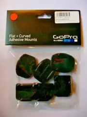 Flat And Curved Adhesive Mounts GoPro AACFT-001 - 3 Flat And 3 Curved