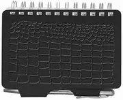 Wellspring Password Book, Croc Black (Password Book-Croc)
