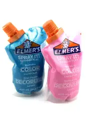 Elmer’s Spray It! Outdoor Play Washable Liquid Chalk Refill Pouch in Blue & Pink