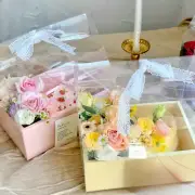 [Pink]Flower Cake Gift Box (Box Only), Valentine's Day Gift