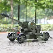 1:35 Diecast Military Model Toys Cannon Anti-Aircraft Gun Artillery Replica