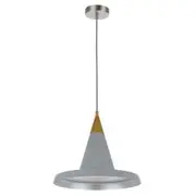 Telbix Lighting EKLAND 35 PENDANT 25wE27max D 355 H 200cable2.0 GREY / OAK