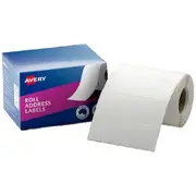 Avery Roll Address Labels 102 x 36mm White 500 Pack