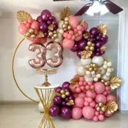 Pink Gold Sand White Balloon Arch Garland Kit Metal Balloon Garland Balloon Arch
