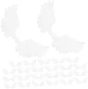 IWOWHERO Fashionable Angel Wing Hair Clip Sewing Patches Decor for Clothing Handicrafts