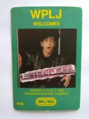 Elton John Backstage Pass Original 1982 Madison Square Garden Pop Rock Music