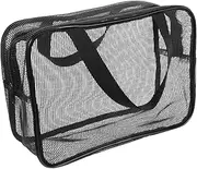 KOMBIUDA Portable Mesh Shower Bag Travel Organizer Pouch for Men and Women Multi Functional Tote for Gym Camping and Outdoor Use Lightweight Design for Convenient Shower Access