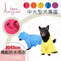 在飛比找蝦皮購物優惠-【巴黎彩虹】客製化寵物雨衣《寵物雨衣 中大狗雨衣 訂製賣場 
