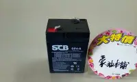 在飛比找Yahoo!奇摩拍賣優惠-*台南豪油本舖實體店面*SCB電池 6V4AH 玩具車照明燈