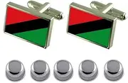 [Select Gifts] Shirt Dress Studs Villa de Leyva City Colombia Flag Cufflinks