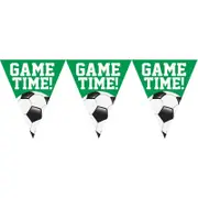 Goal Getter Soccer "Game Time' Pennant Banner