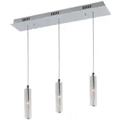 Tina LED 3L Kitchen Bar Pendant Lights Clear | Marden Designer