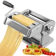 Nuvantee Pasta Maker Machine, Manual Hand Press, Adjustable Thickness Setting...