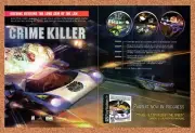 1996 Crime Killer PS1 Original Advertisement / Retro Wall Art v1