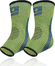 Benmarck Achilles Tendon Support Brace, Plantar Fasciitis Sock, Ankle Compression Sleeve for Running, Tendonitis and Flat Feet Relief