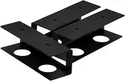 KALLORY 3Pcs Under Desk Metal Shelf for Laptop Space Saving Storage Organizer with Easy Installation Pull Out Mouse Tray and Laptop Holder for Home Office Workstation