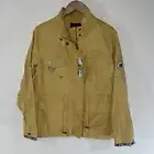 NWT Desigual Ginebra Yellow Girl Empower Safari Jacket 40 US 6 Feminist Equality