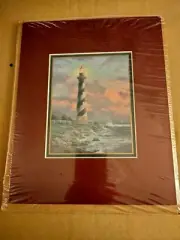 Thomas Kinkade Cape Hatteras Light 8"x10" Matted Collector's Print with COA 2003
