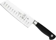 Mercer Culinary Genesis 7-Inch Forged Granton-Edge Nakiri Vegatable Knife