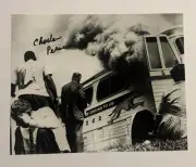 CHARLES PERSON SIGNED 8x10 PHOTO AUTOGRAPH CIVIL RIGHTS ACTIVIST FREEDOM RIDERS
